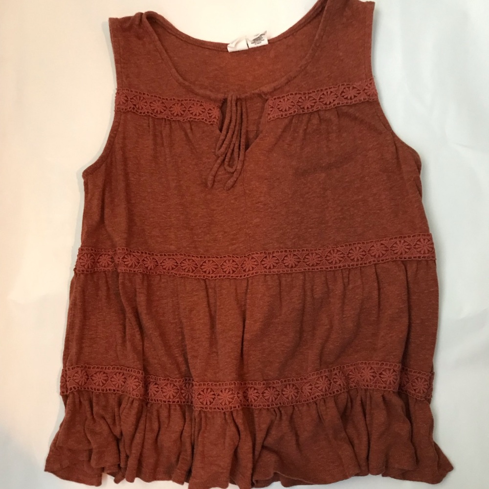 Burnt Orange Tank Top